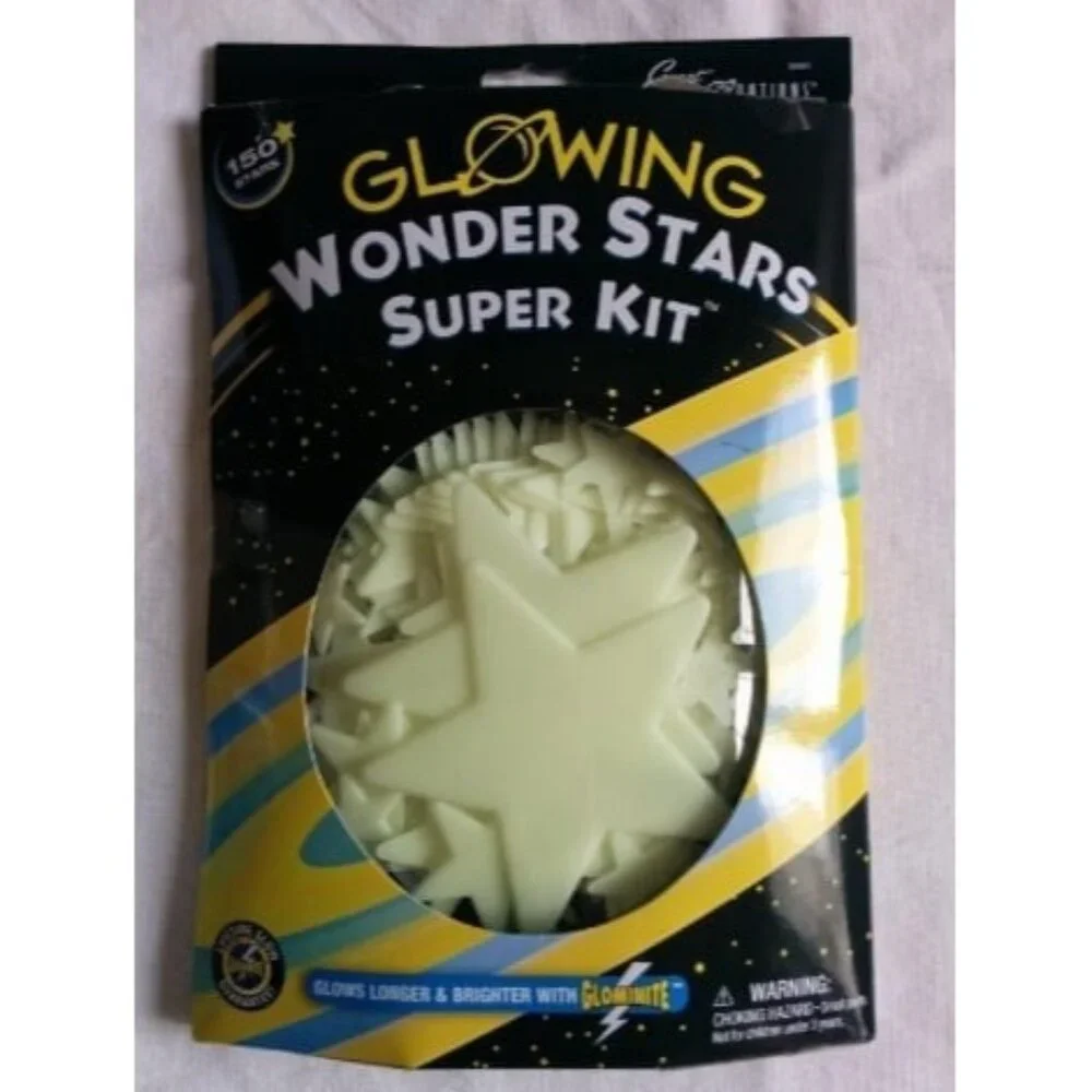 New Wonder Stars Super Kit, Glow In The Dark Ceiling Stars